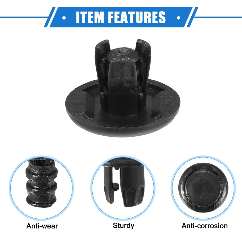Fender Liner Clips 20 x for Honda - Plastic Black Automotive Clips
