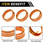 Set of 1 Air Conditioning Button Cover Trim for Ford F-150 XLT (2016–2019) Orange