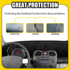 Dash Cover Mat for Volkswagen Beetle (1998–2010) Black Carpet