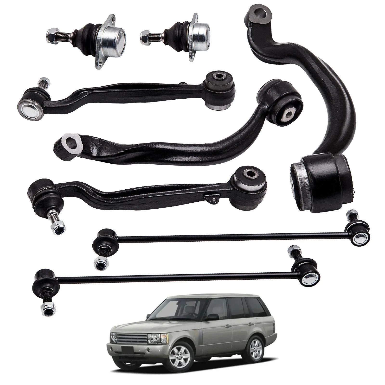 8pcs Control Arm Sway Bar Link for Land Rover (2003–2012)