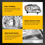 Set of 2 Headlight Assemblies for Chevy Colorado (2015–2022) Chrome Housing