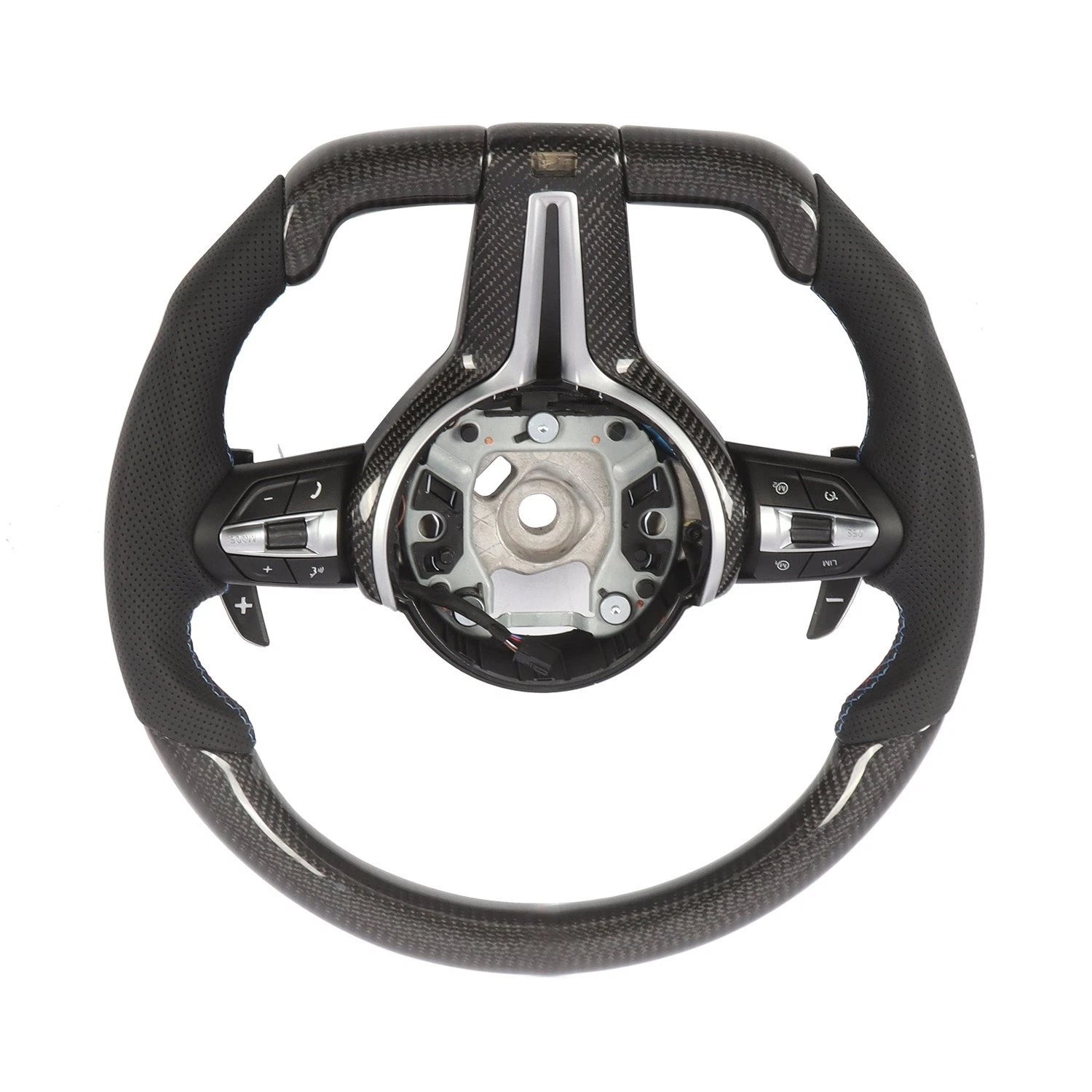 Carbon Fiber Steering Wheel for BMW F20 F21 F30 F32 F80 F82 F87 M2 M3 M4 (2012–2020)