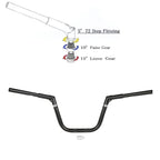 Adjustable 10" Rise 1.25" Handlebar for Harley Softail (1997–2023)