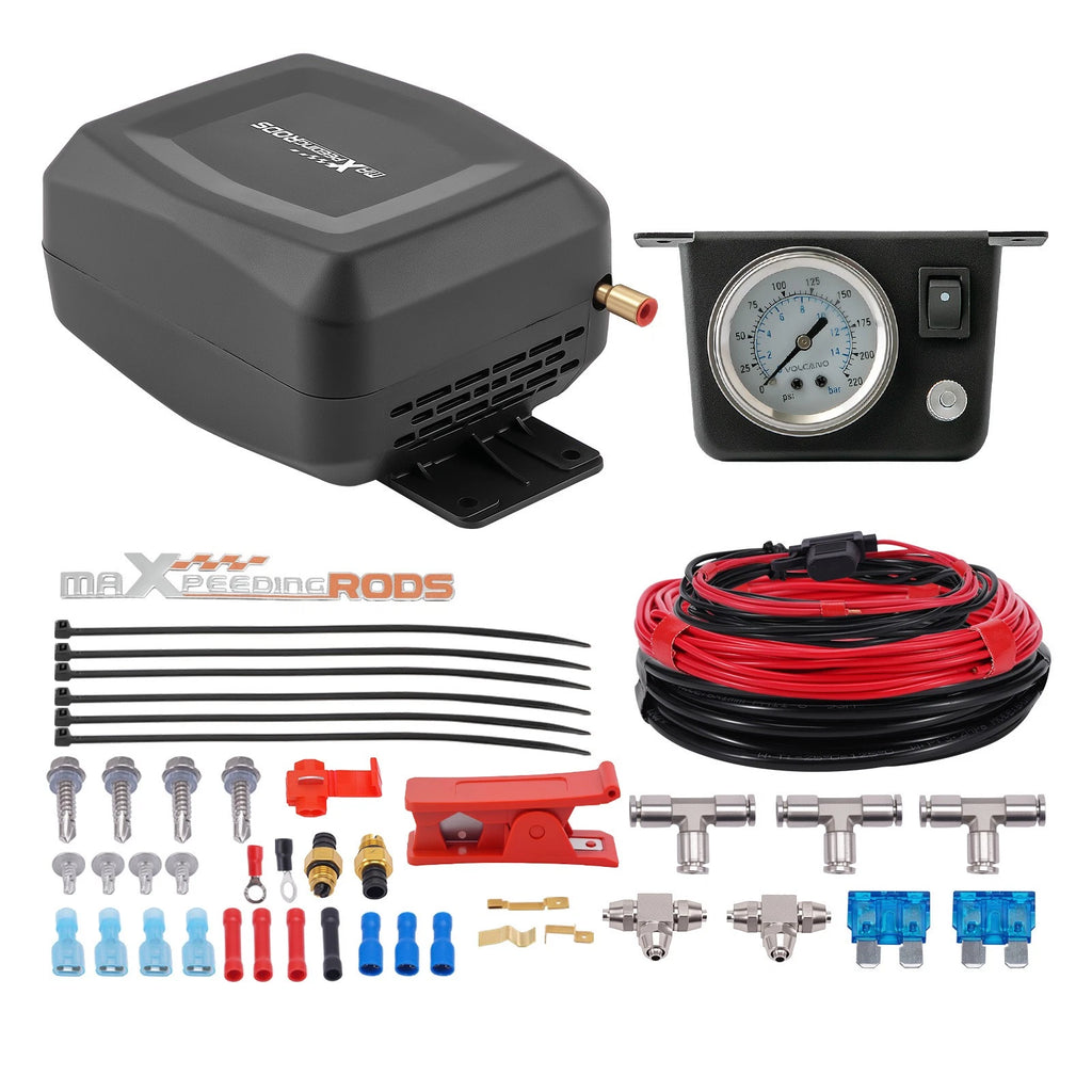 2X Air Suspension Bag Kit for Universal Applications (1/2" NPT)
