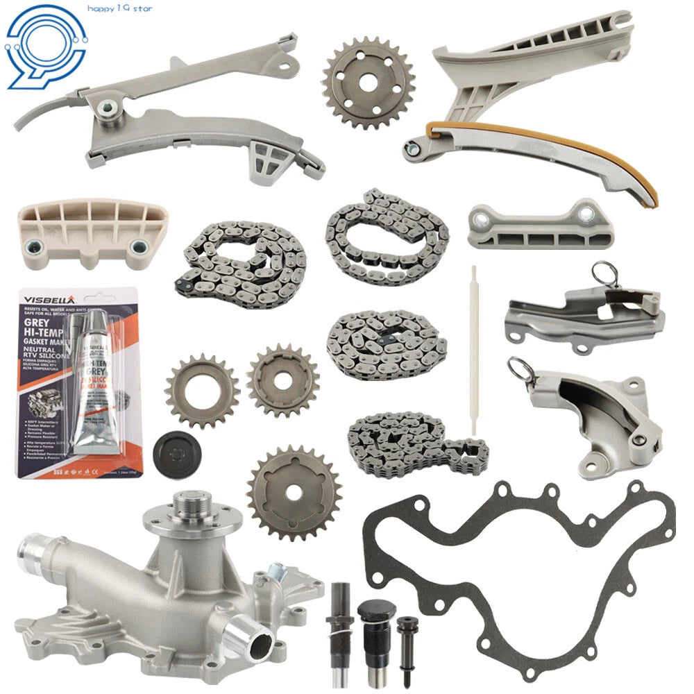 Timing Chain Kit with Water Pump for Ford Mazda Mercury SOHC V6 4.0L