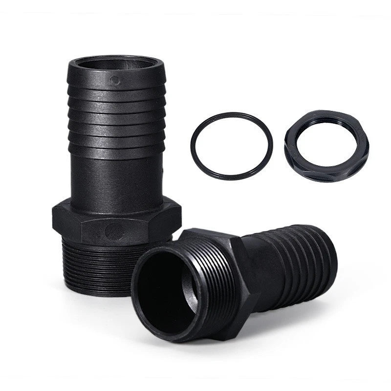 5PCS Plastic Hose Barb Fitting NPT Male Connector for Irrigation Systems