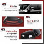 Gloss Black Mirror Covers for Jeep Grand Cherokee/Dodge Durango (2011–2021)