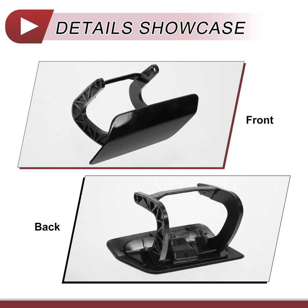Front Left Washer Nozzle Cover Cap for Mercedes-Benz GL350 (2013–2016) Black