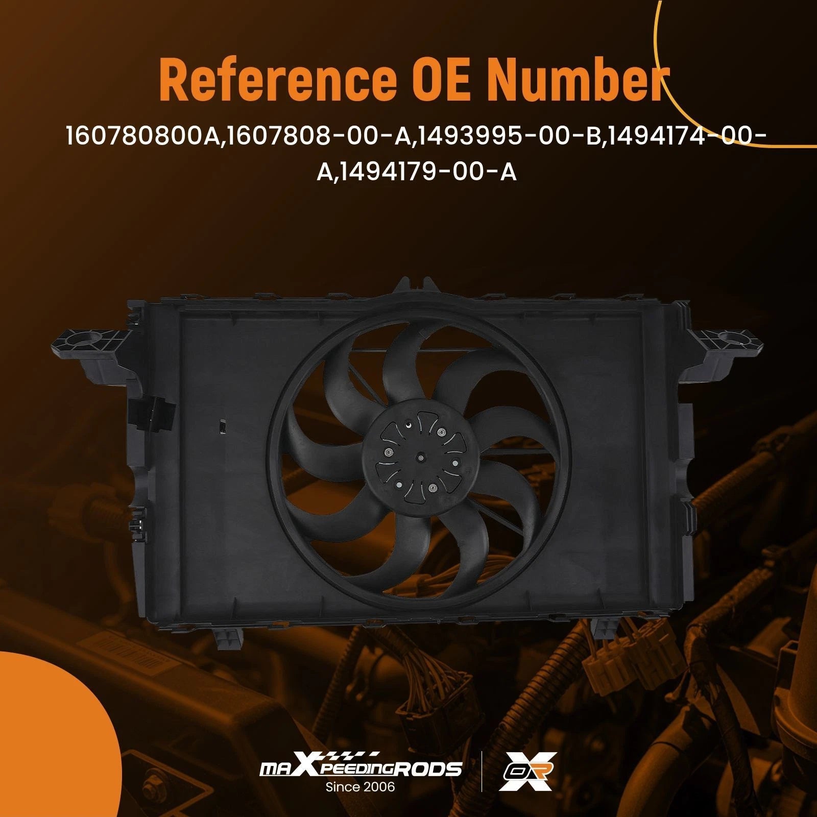 Electric Radiator Cooling Fan for Tesla Model Y Model 3 (2021–2022)