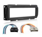 Single DIN Radio Install Dash Bracket Wire Kit for Chrysler Dodge Jeep (1998–2003)