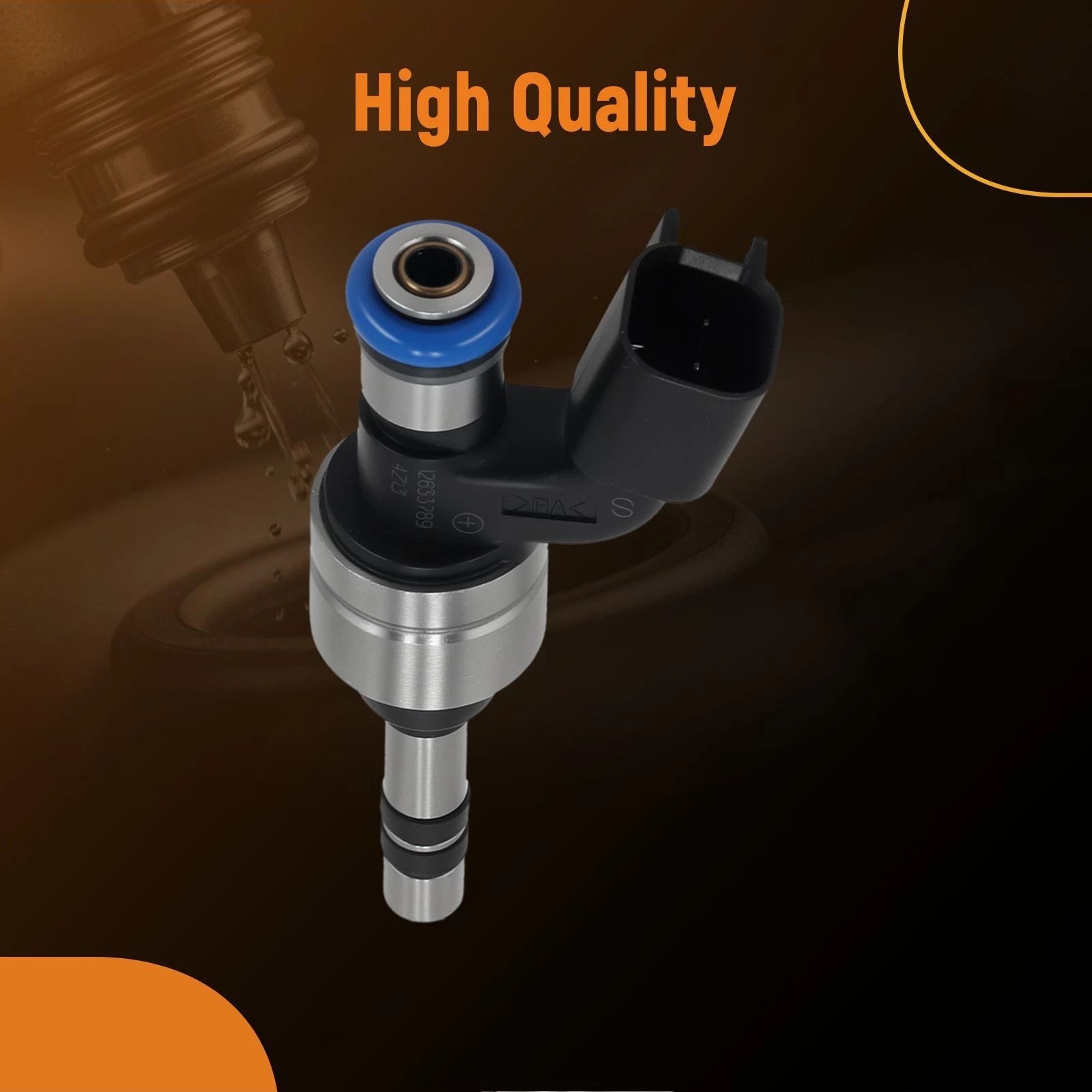 Set of 4 Fuel Injectors for Chevrolet Captiva Sport 2.4L (2011–2015) 12608362