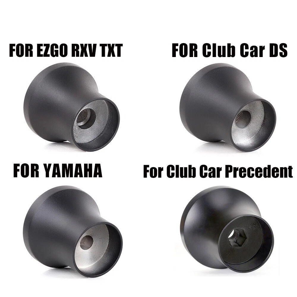 Acrylic 14" Steering Wheel/Hub Adapter for EZGO, Club Car, Yamaha (Golf Cart)