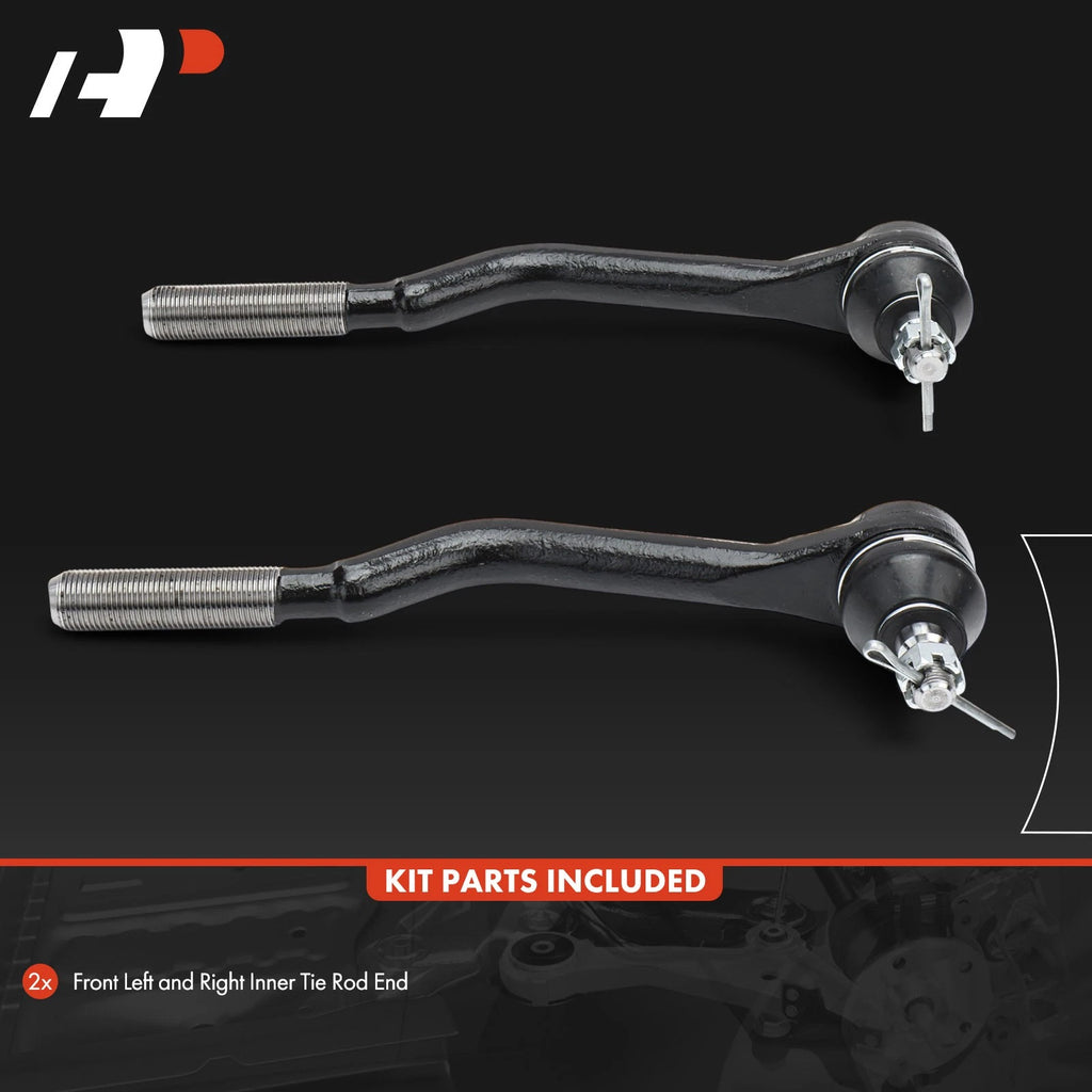2X Front Inner Tie Rod End for Nissan Frontier (1998-2004)