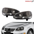 Set of 2 Halogen Headlights for Volkswagen Jetta (2006–2009)