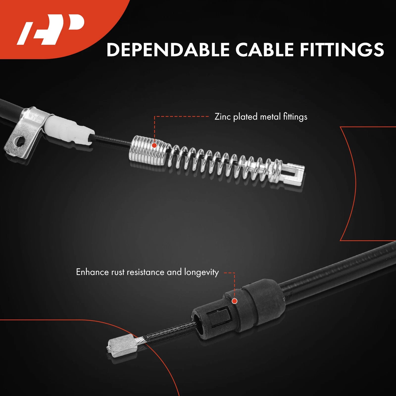 Parking Brake Cable Rear Left for Chevy Silverado 2500 HD GMC Sierra (2001–2007)