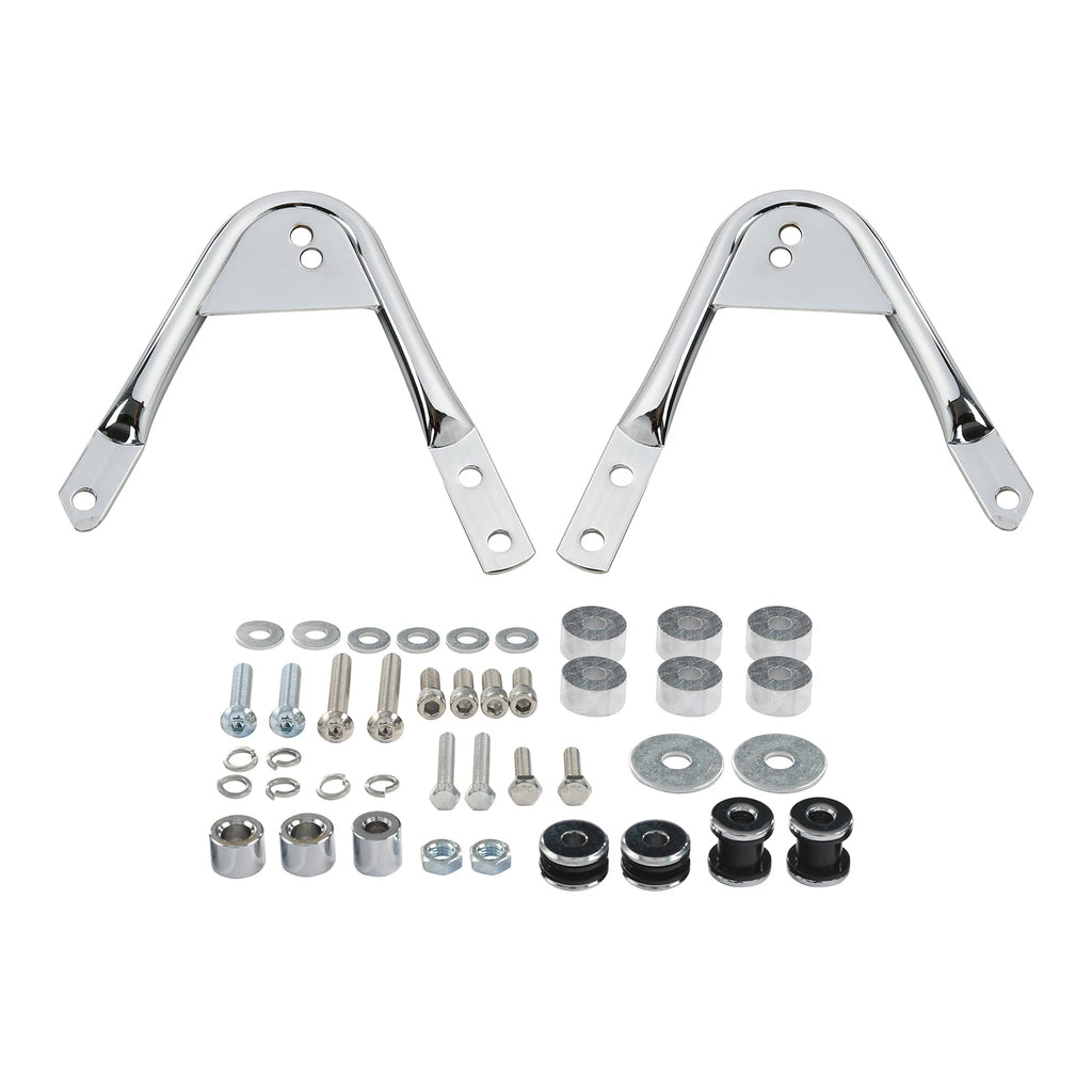 Detachable Luggage Rack Docking Hardware Kit for Harley Touring (1997–2008)