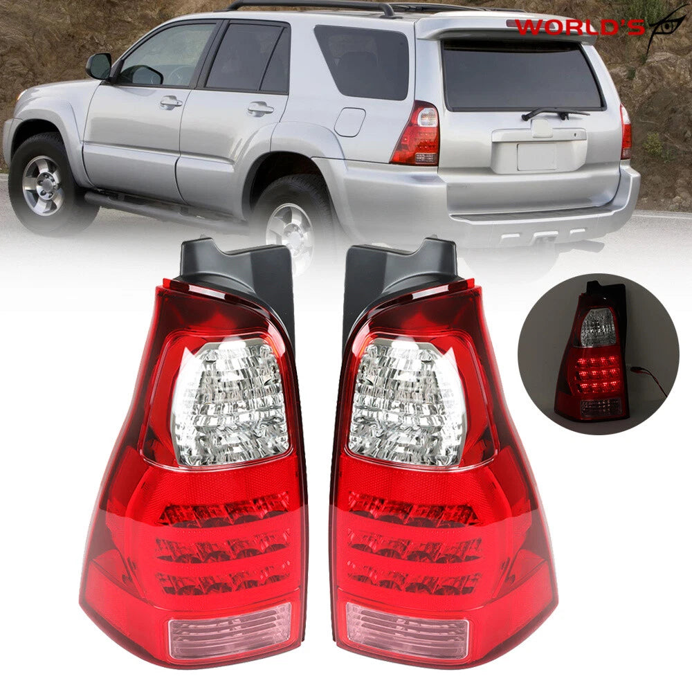 Set of 2 Rear Tail Lights for Toyota 4Runner (2006–2009) Clear Lens