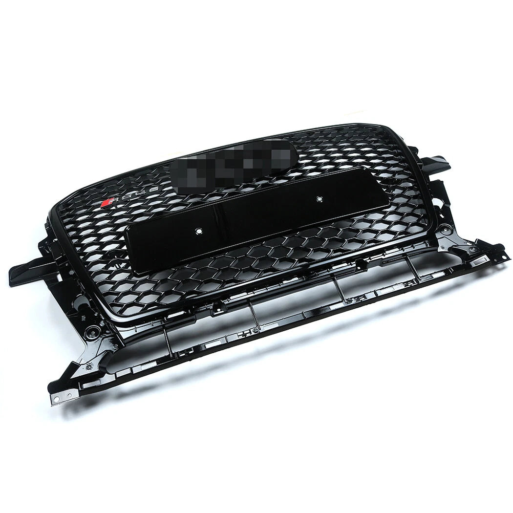 Honeycomb Mesh Sport RSQ5 Style Hex Grill Gloss Black for Audi Q5 (2013–2017)