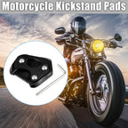 Kickstand Pad Set Aluminum Alloy for HONDA CB200X (2021-2022) Black