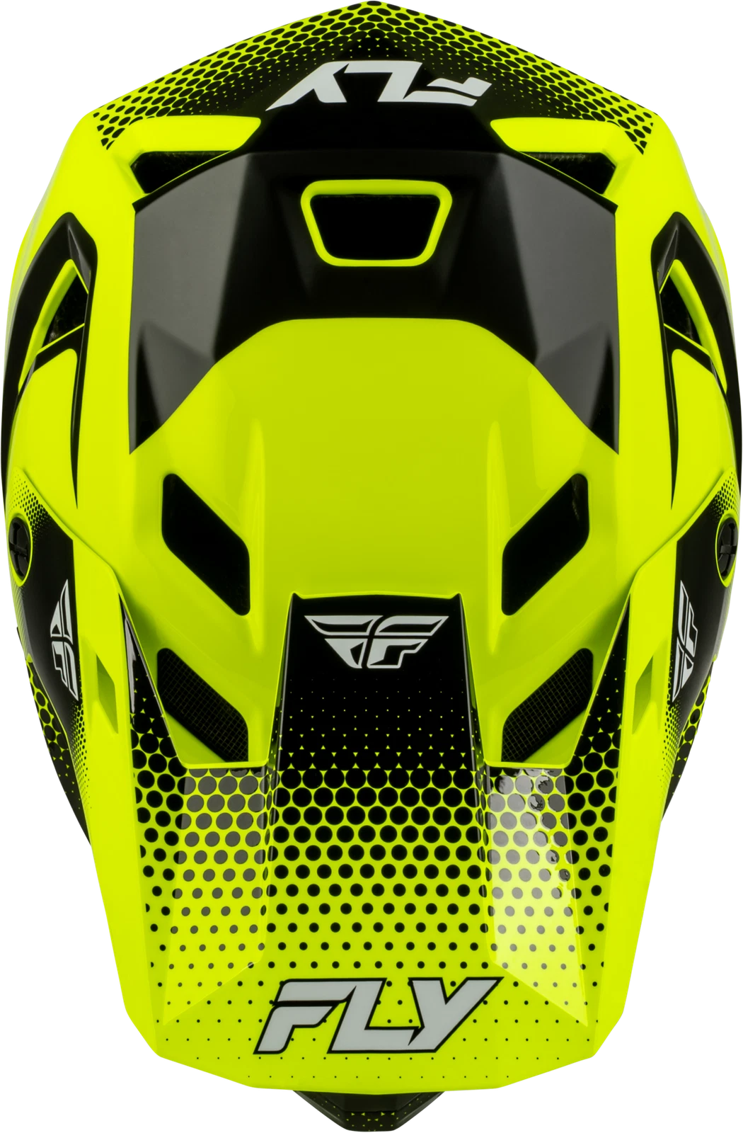 FLY RACING Rayce Sonar Helmet for Bicycle (2024) - X-Small, Hi-Vis Black/White