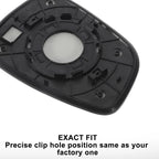 Right Side White Mirror Glass for Dacia Elantra (Non-heated)