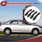 Set of 4 Car Door Handle Covers for Toyota RAV4 (2019–2024) Carbon Fiber