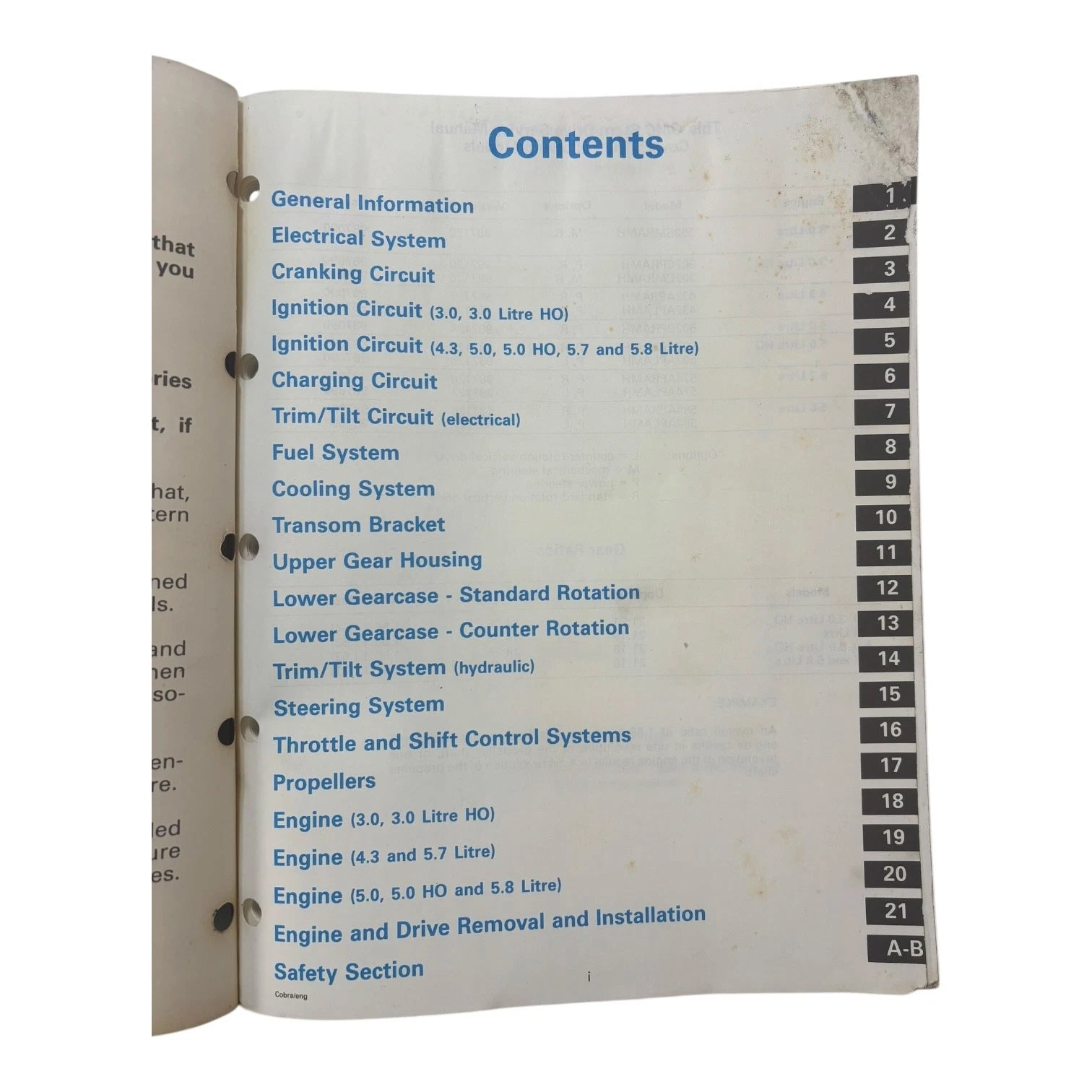 OMC Cobra Stern Drives Service Manual for Cobra Models (1991) 508148