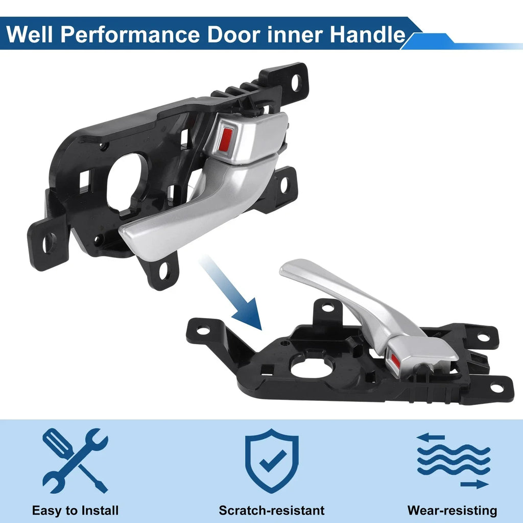 Rear Left Passenger Side Interior Door Handle for Hyundai Santa Fe (2013-2018)