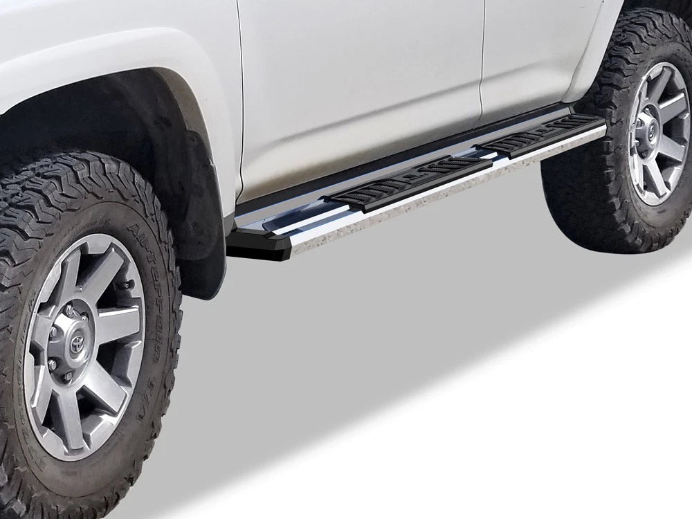 Set of 2 Chrome Nerf Bar Steps for Toyota 4Runner (2014–2024)