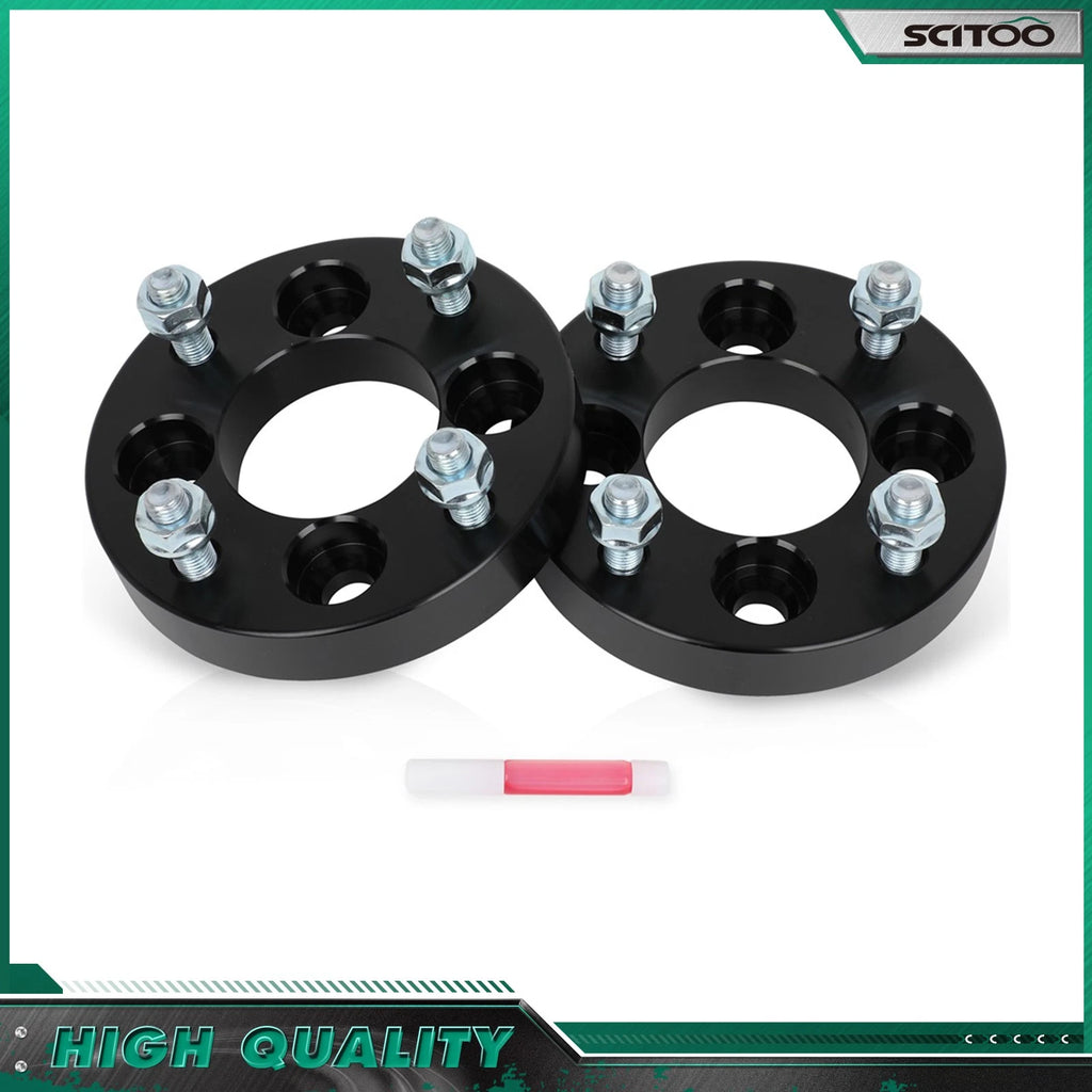 2X 1" Wheel Adapters 4x100 to 4x114.3 12x1.5 for Honda Accord Civic Fit
