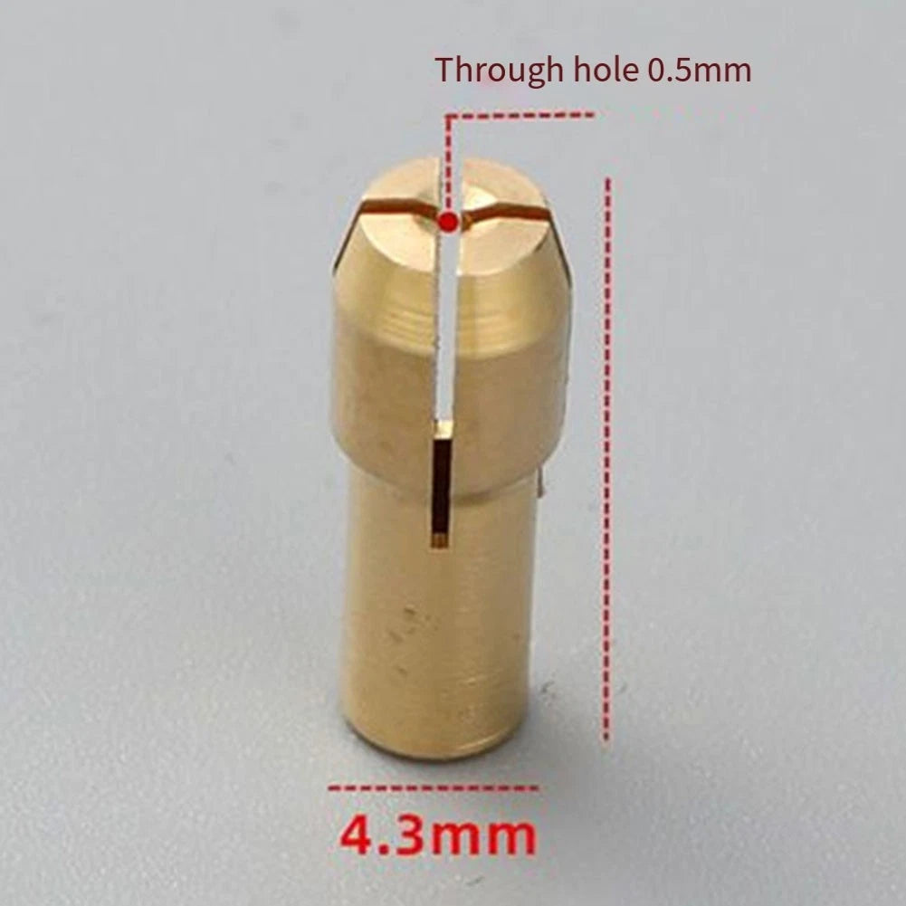 10X Brass Drill Chuck Adapter Set for Engraving Drilling Machines