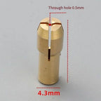 10X Brass Drill Chuck Adapter Set for Engraving Drilling Machines