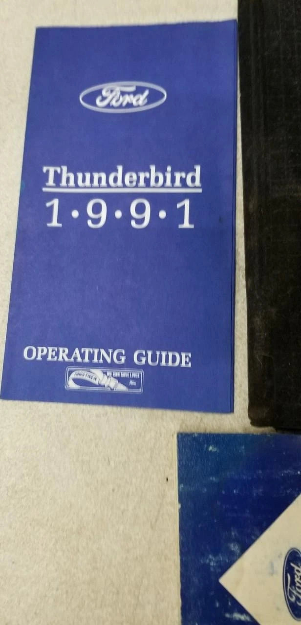 Owners Guide Collection with Case for Thunderbird (1991)