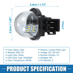 2X 6500K 3528SMD LED License Plate Light for Suzuki Grand Vitara (2006–2014)