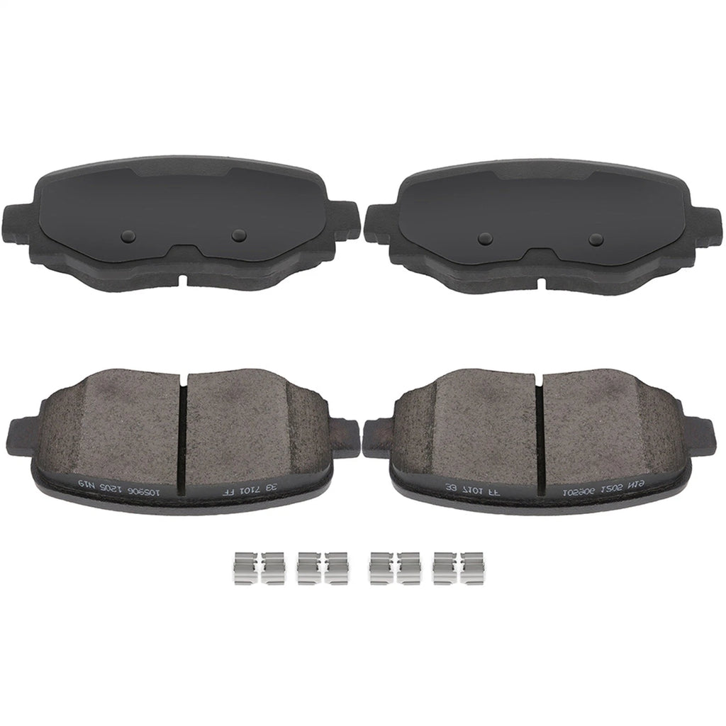 Set of 8 Ceramic Brake Pads for Jeep Compass Renegade Fiat 500X