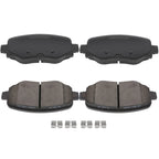 Set of 8 Ceramic Brake Pads for Jeep Compass Renegade Fiat 500X