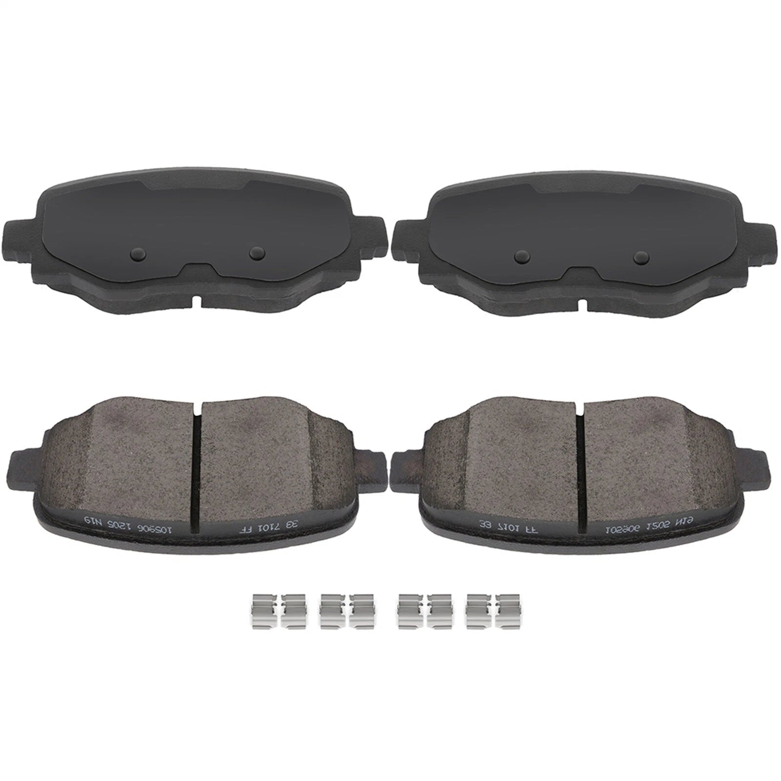 Set of 8 Ceramic Brake Pads for Jeep Compass Renegade Fiat 500X