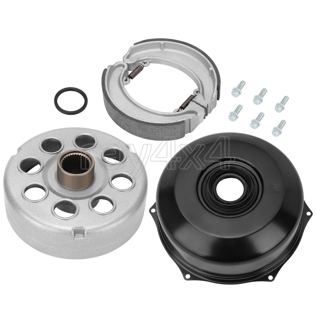 Rear Brake Drum Hub & Drum Cover Seal Kit for Honda TRX300 Fourtrax (1988–2000)