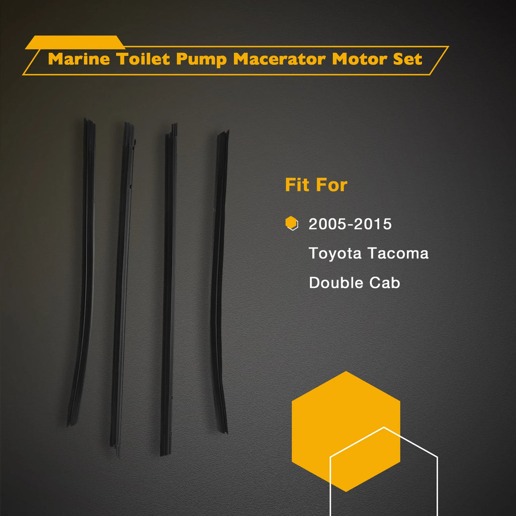 Weatherstrip Trim Seal Belt for Toyota Tacoma Double Cab (2005–2015)