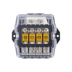 4-Way Fuse Holder Auto Fuse Distribution Block 80A 32V
