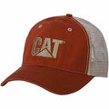 Caterpillar Mesh Work Cap for CAT Equipment (Orange/Tan)