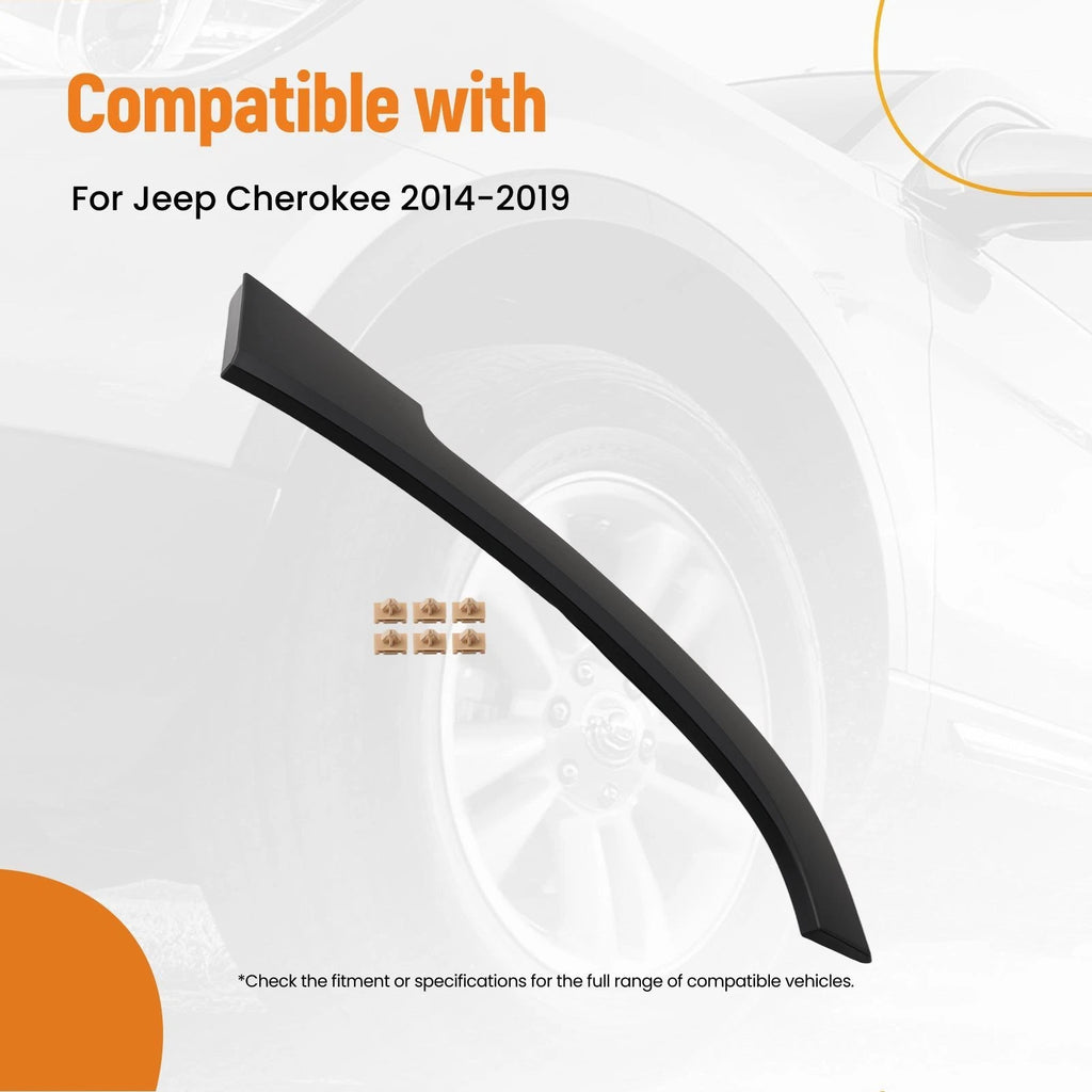 Fender Flare for Jeep Cherokee (2014–2019) Left Rear 1UU89RXFAC ABS