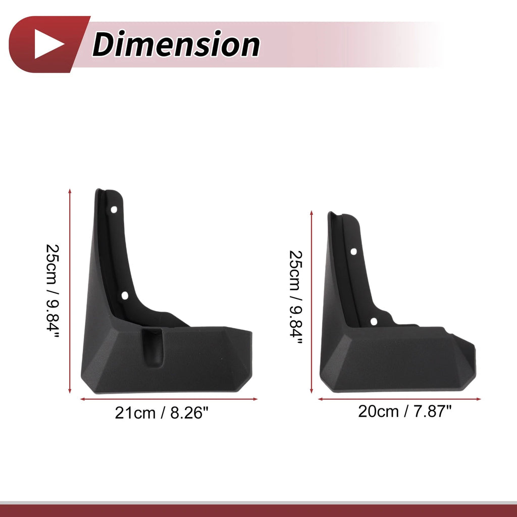 Set of 2 Mud Flaps Splash Guards for Kia EV9 (2023–2024)