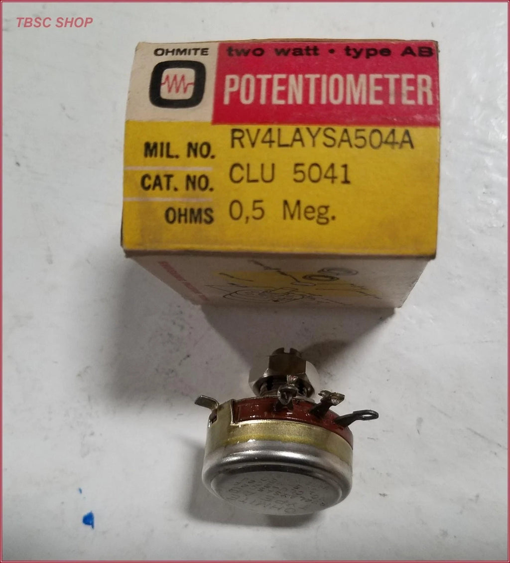 Ohmite RV4LAYSA504A 2W Wirewound Power Variable Resistor Potentiometer