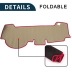 Dashboard Cover Mat for Honda N-WGN JH3/JH4 (2013–2020) Black Red Set of 1