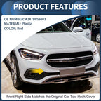 Front Right Bumper Tow Hook Cover for Mercedes-Benz GLA Class (2015–2023) No.A2478859403 Red
