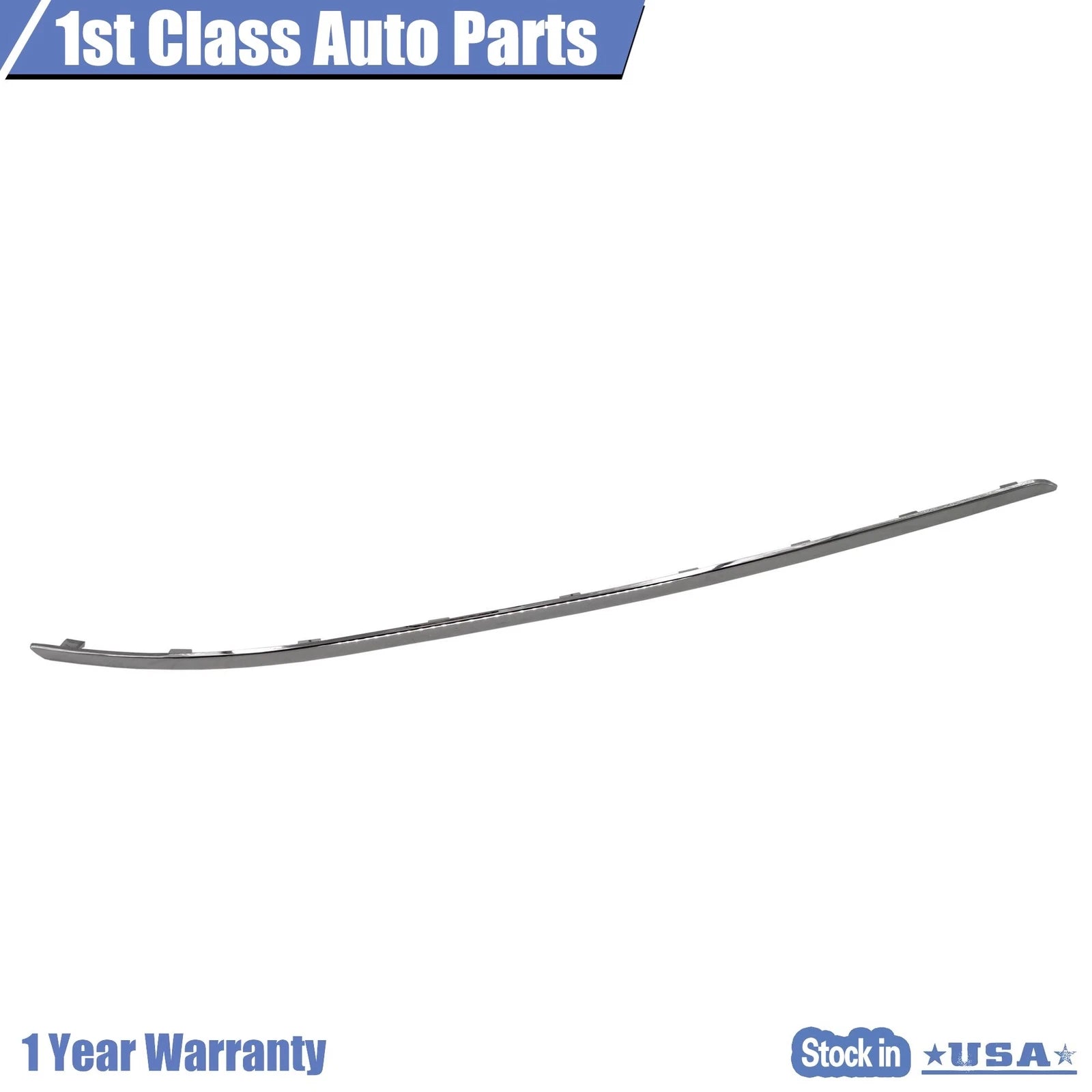 Chrome Rear Passenger Side Bumper Molding for Mercedes-Benz C300 C350 (2008–2011)
