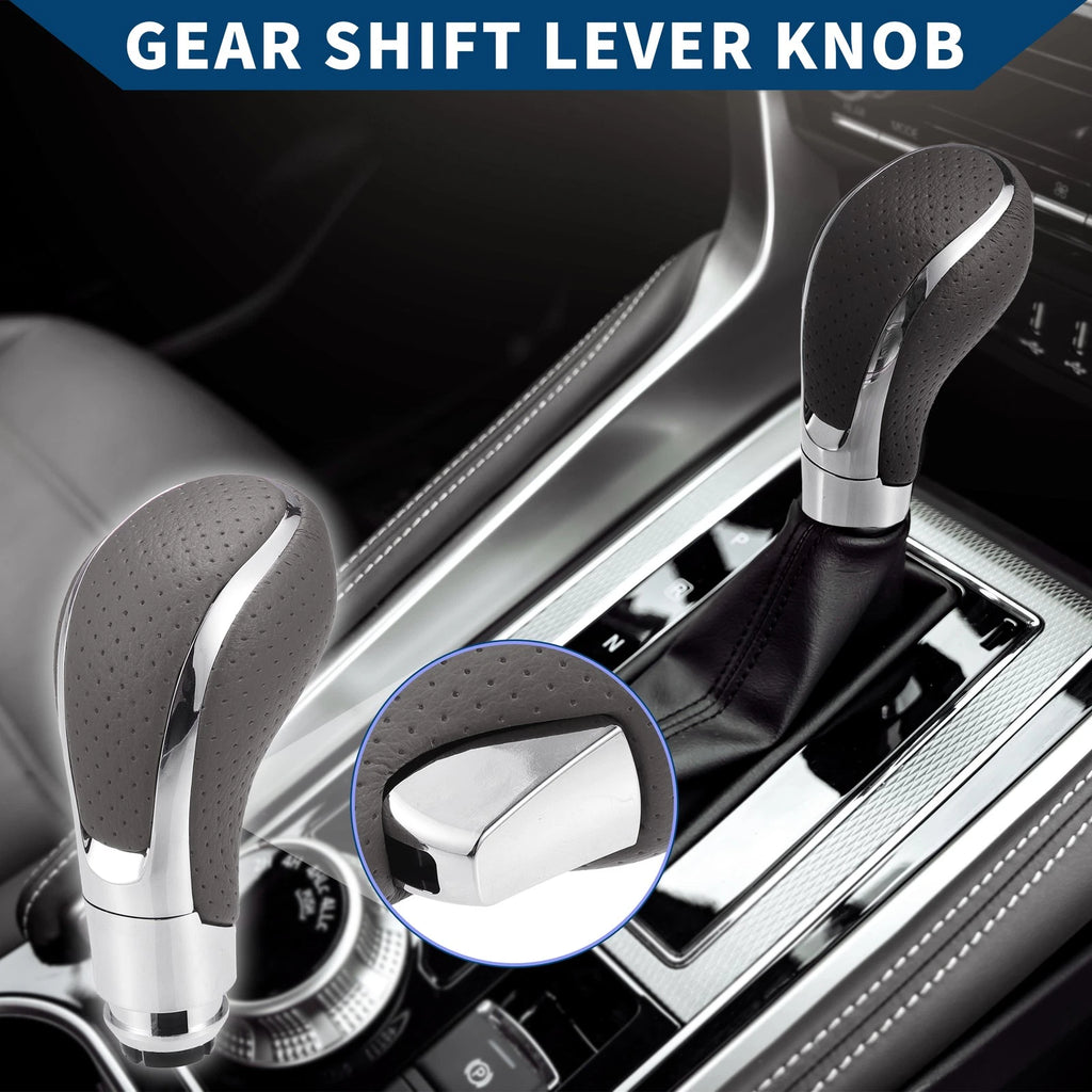 Automatic Gear Shifter Knob for Opel Insignia (2009–2013) Faux Leather Brown