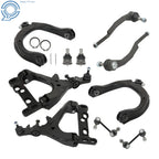 10pc Front Control Arms Suspension Kit for Chevy Trailblazer (2004-2007)
