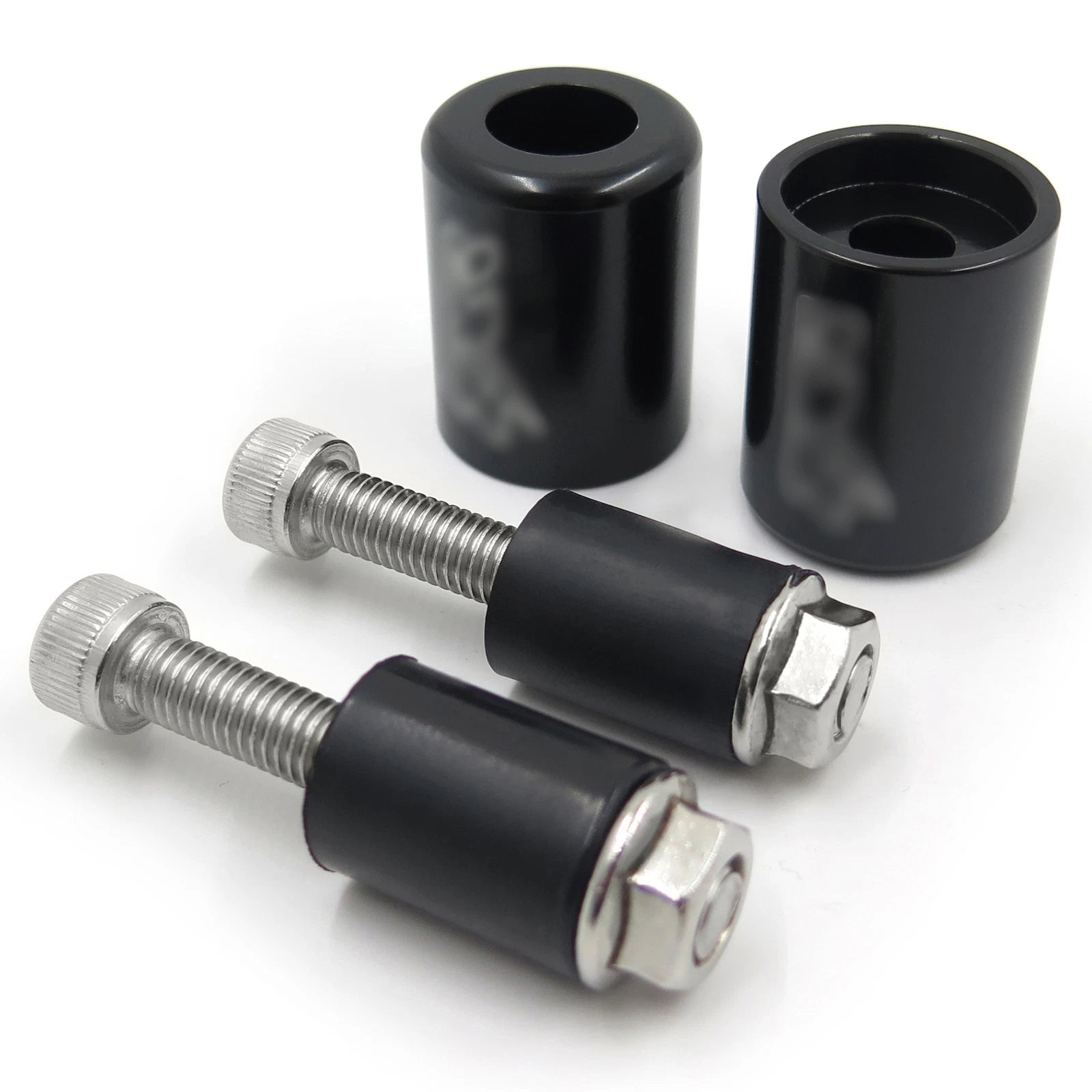Black Bar Ends for Kawasaki Ninja ZX6R (1995–2012), ZX10R (2006–2007), ZX12R (2000–2005)